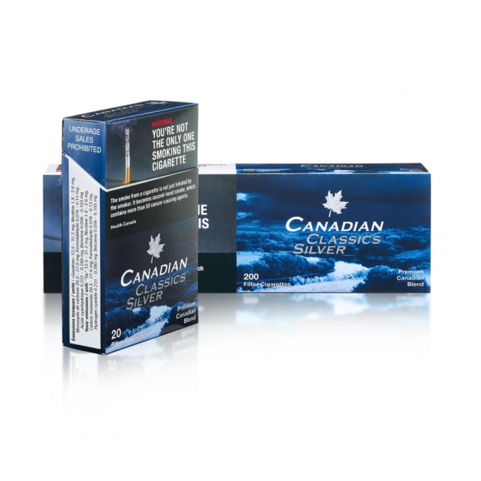 Canadian Classics Silver carton of 200