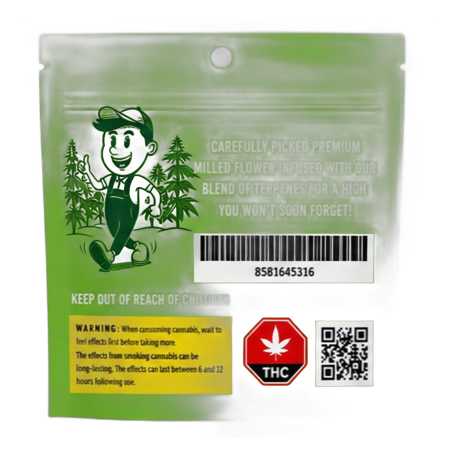 Terpy's Milled Premium Infused Flower - Sativa 7g