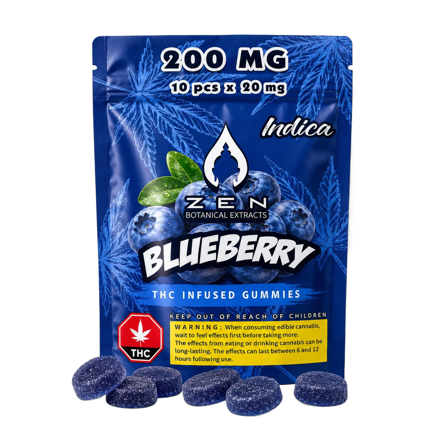 Zen Gummies THC (Indica) - 200mg