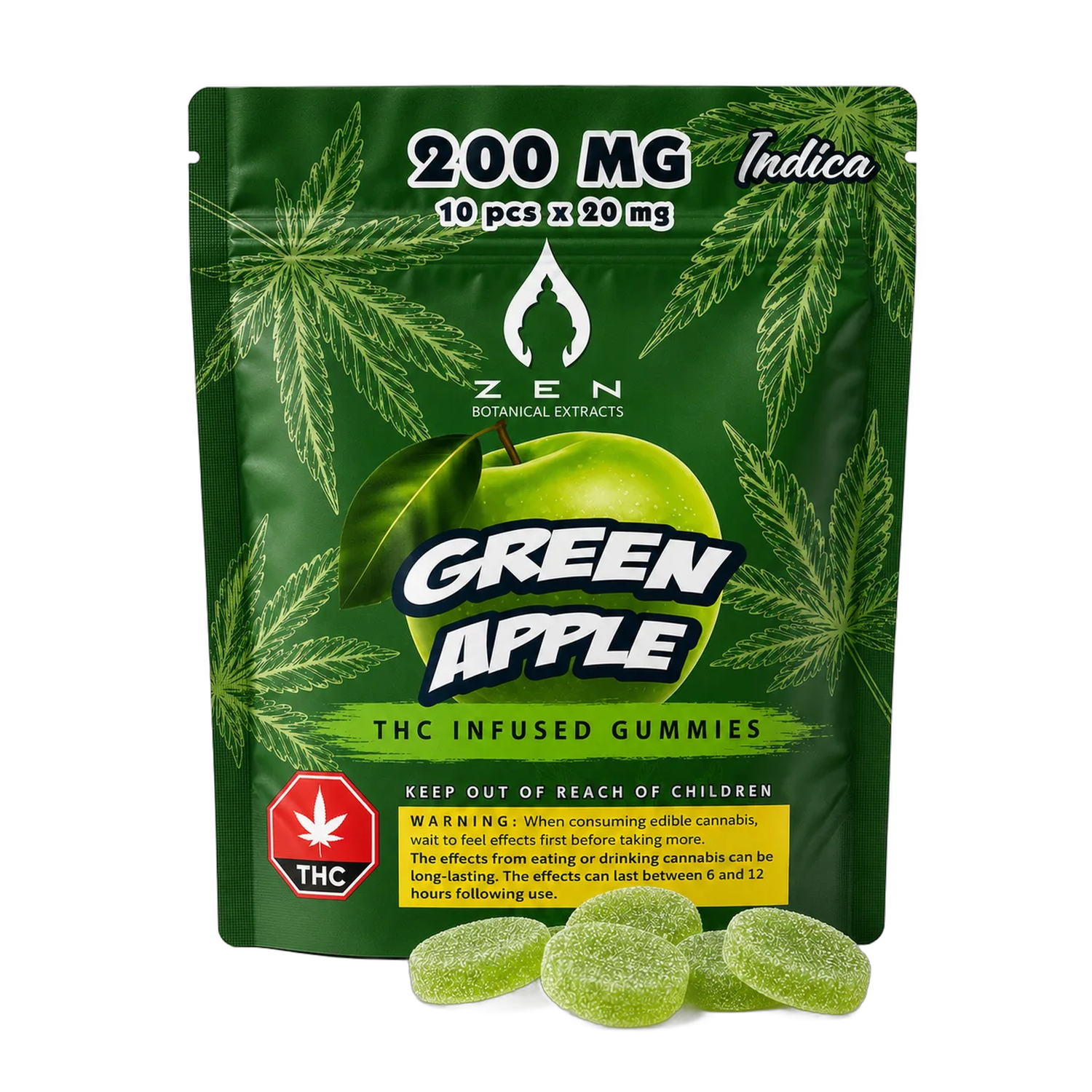 Zen Gummies THC (Indica) - 200mg