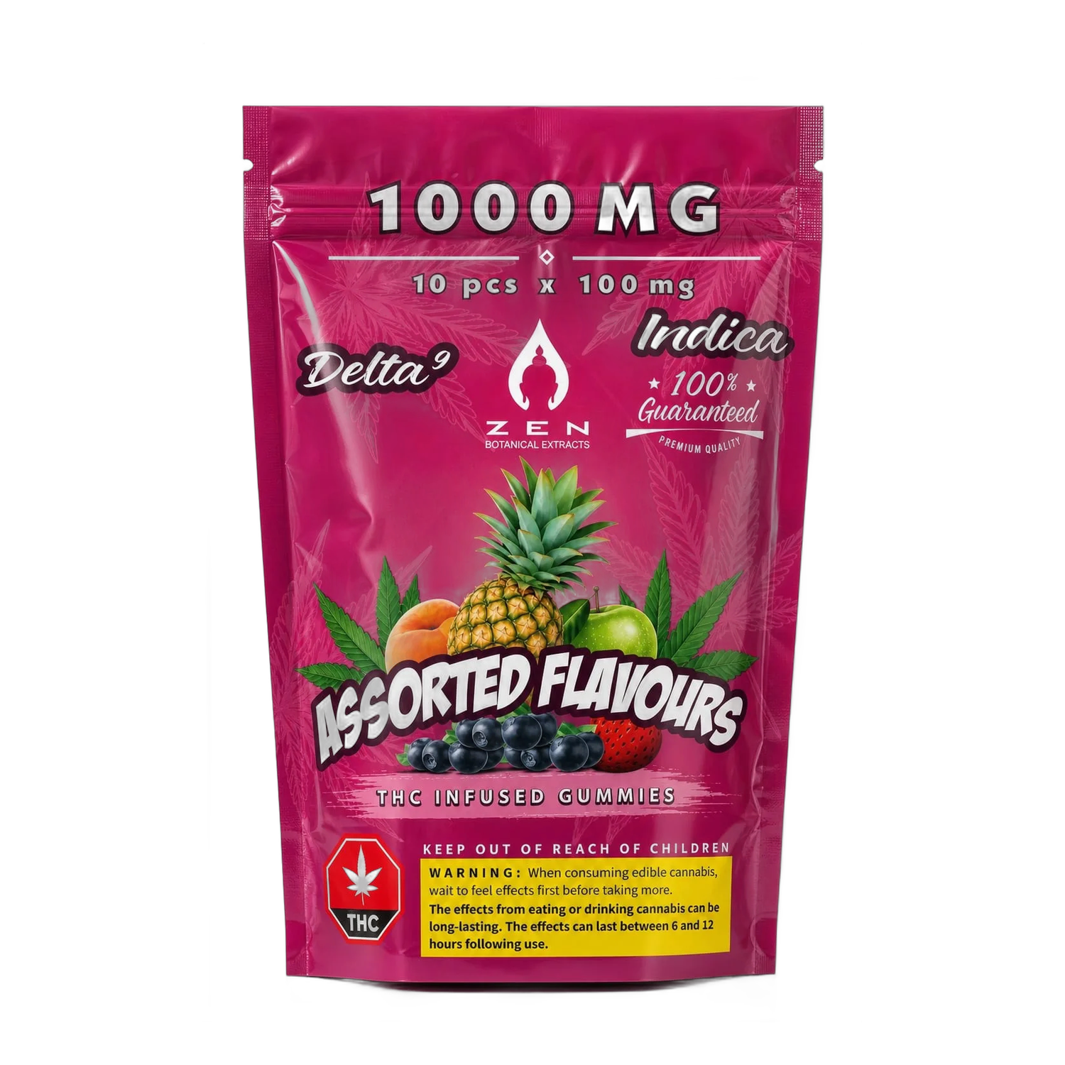 Zen Gummies THC (Indica) - 1000MG