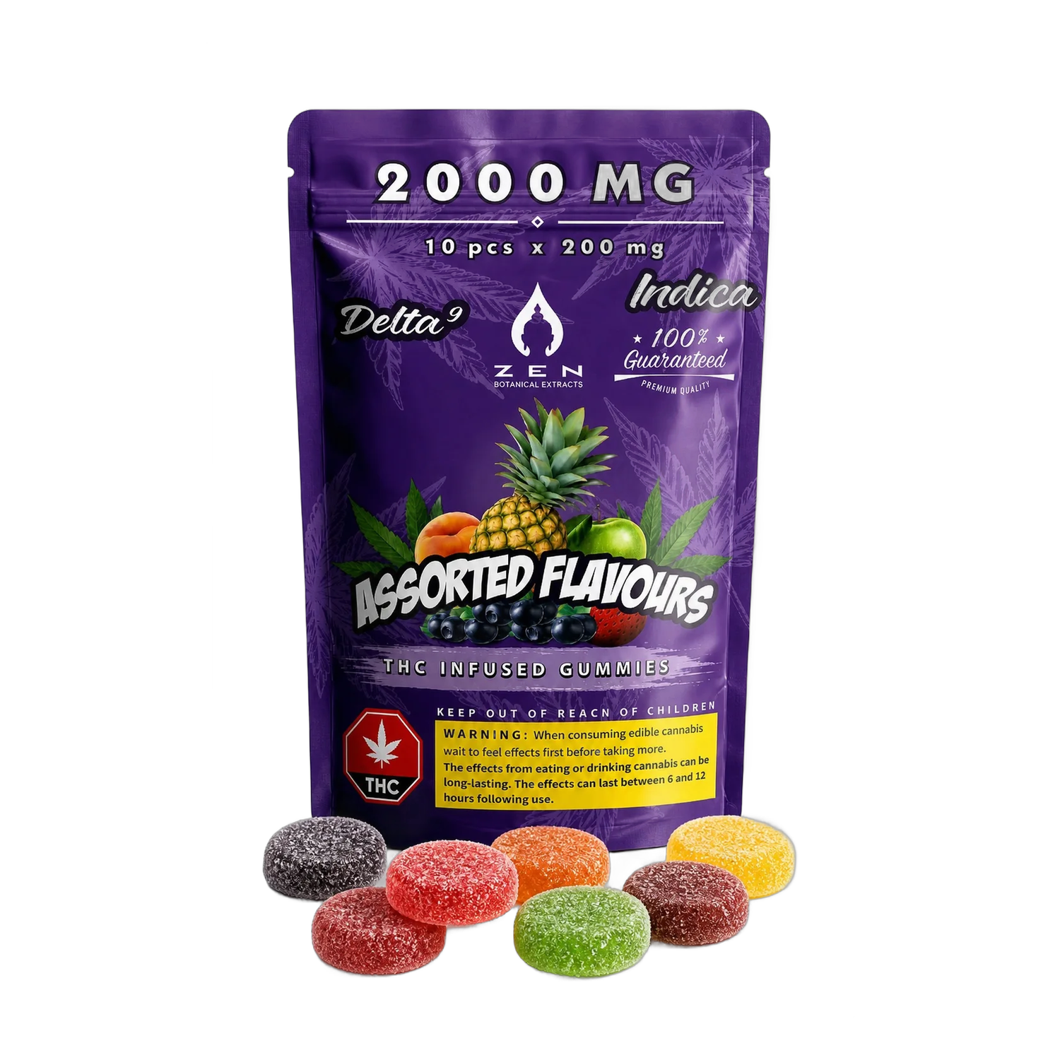Zen Gummies THC (Indica) - 2000mg