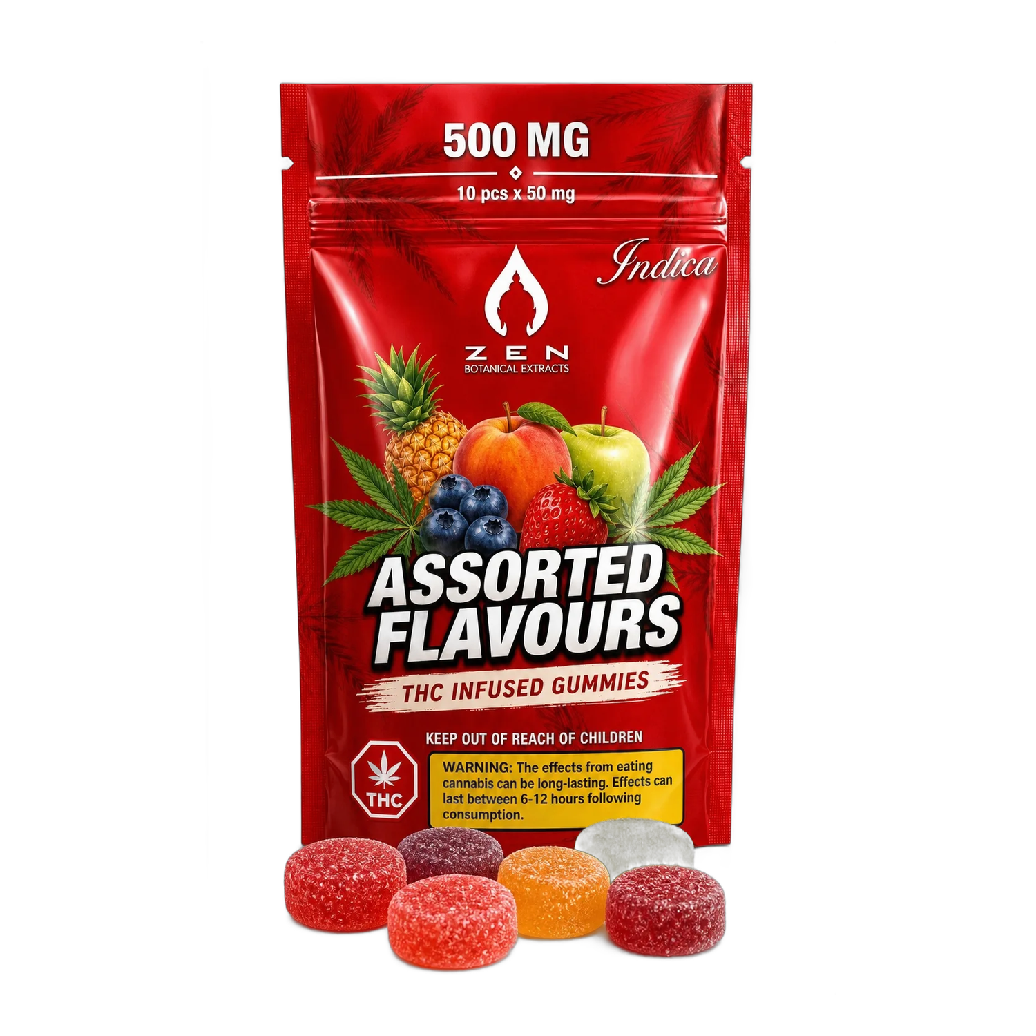 Zen Gummies THC (Indica) - 500mg