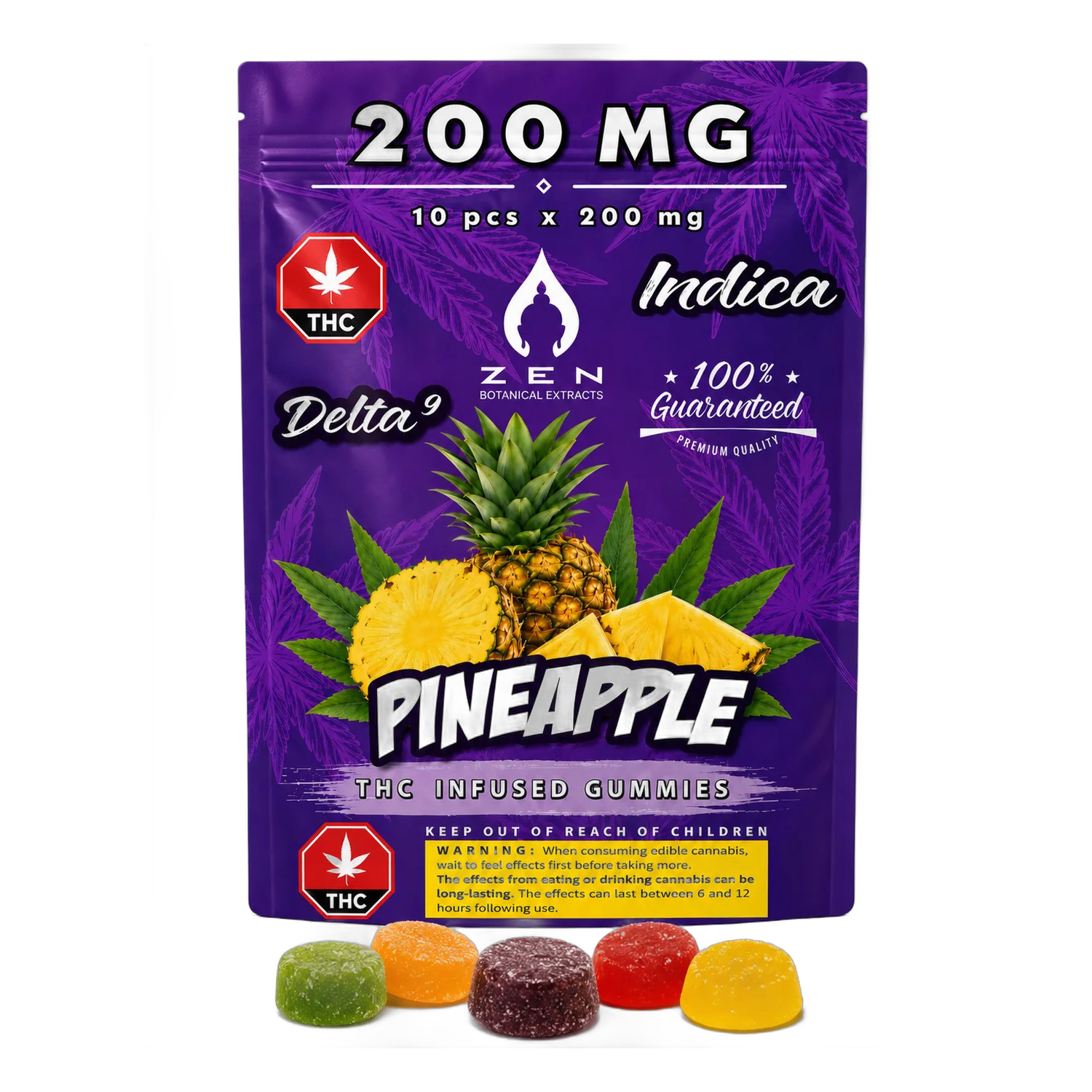Zen Gummies THC (Indica) - 200mg