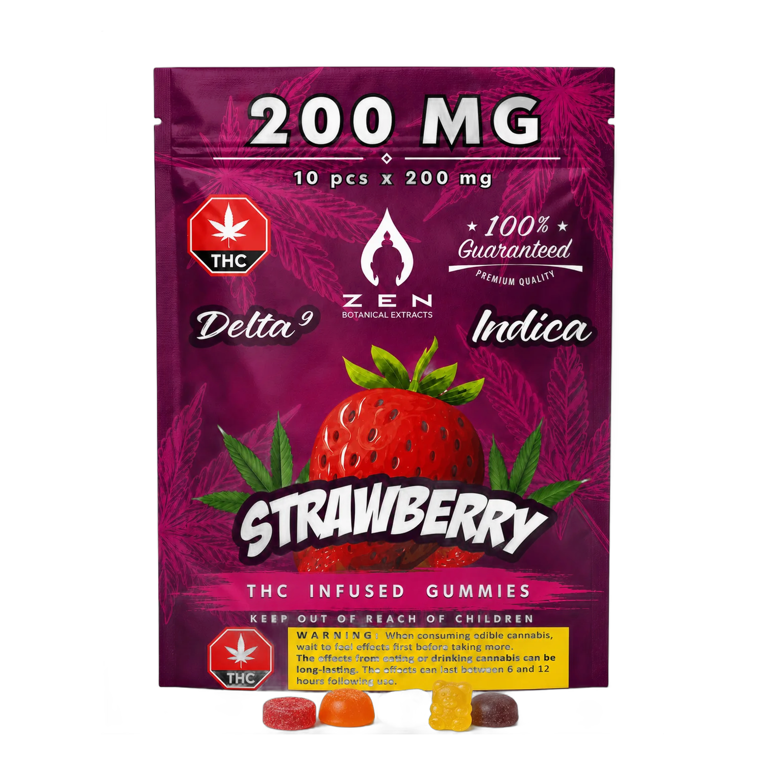 Zen Gummies THC (Indica) - 200mg