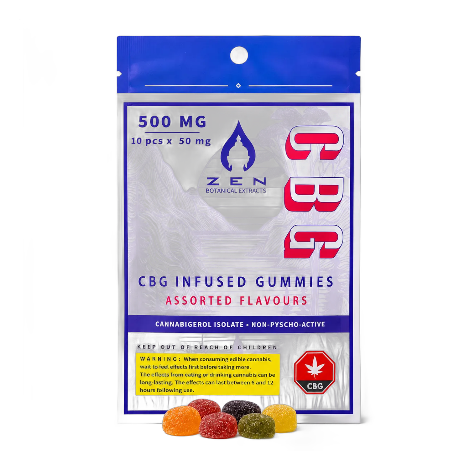Zen Infused Gummies 500mg