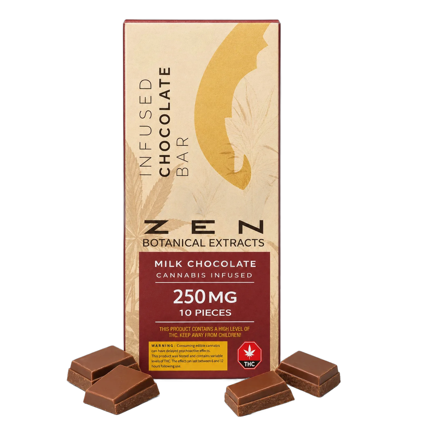 Zen Infused Bar 250mg (10 pieces)