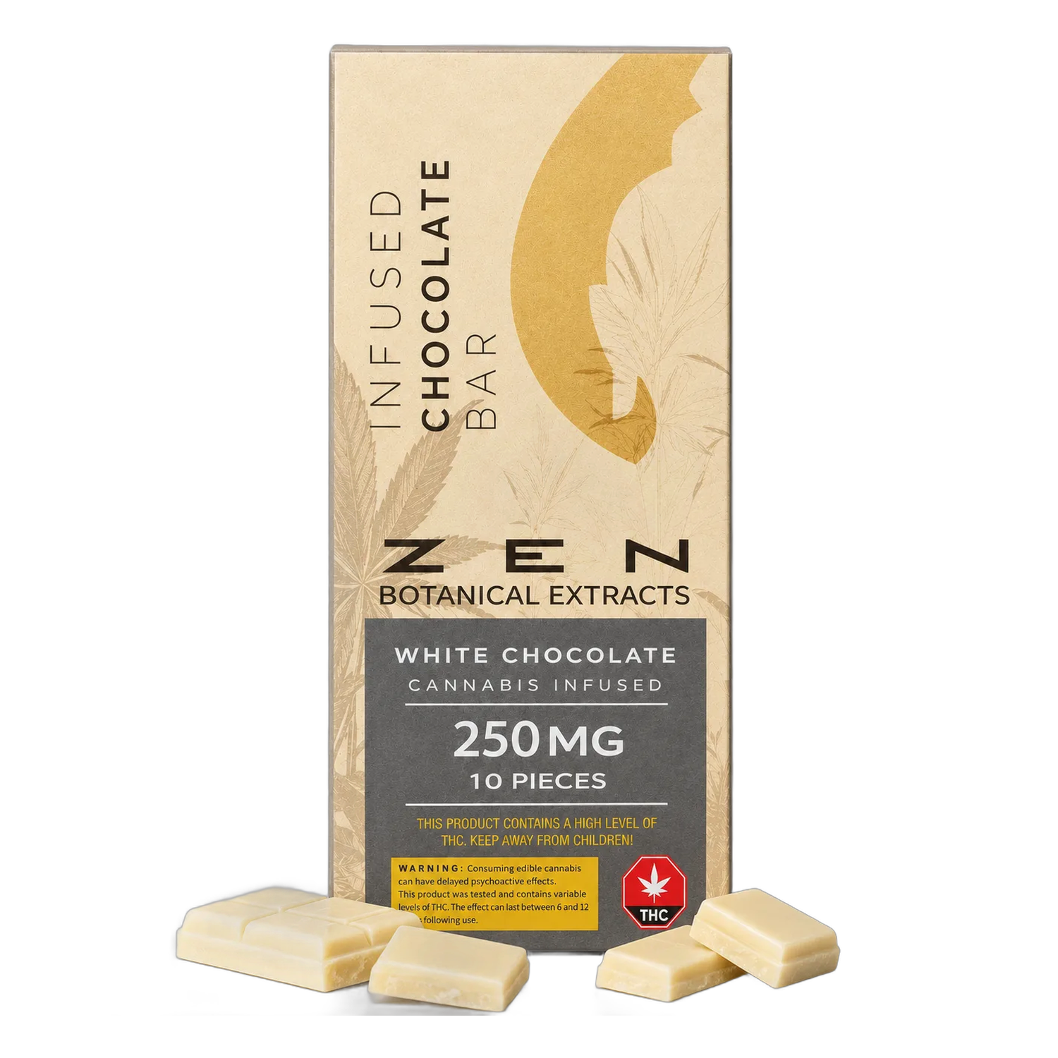 Zen Infused Bar 250mg (10 pieces)