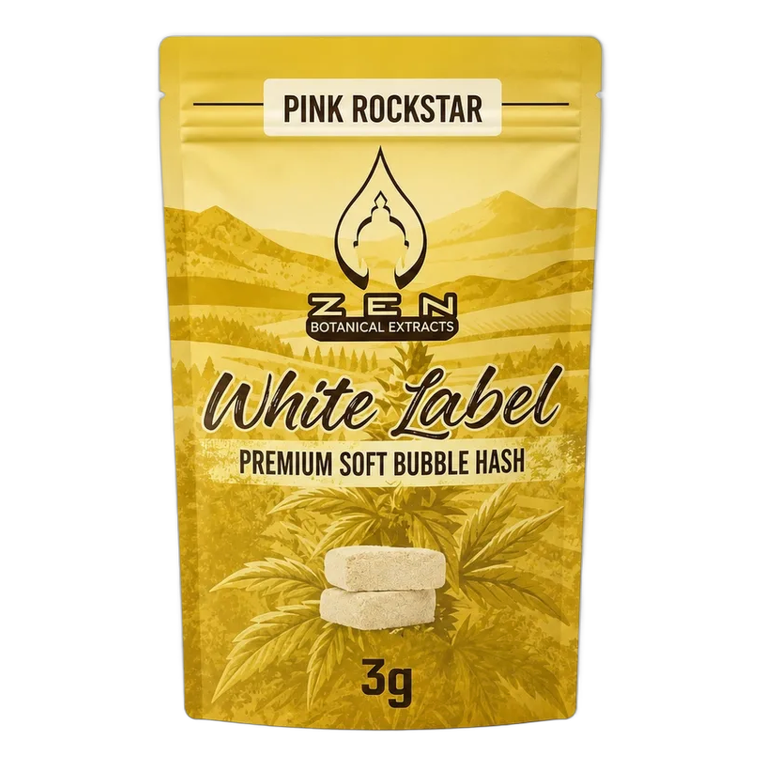 Zen White Label Premium Soft Bubble Hash - Pink Rockstar 3g